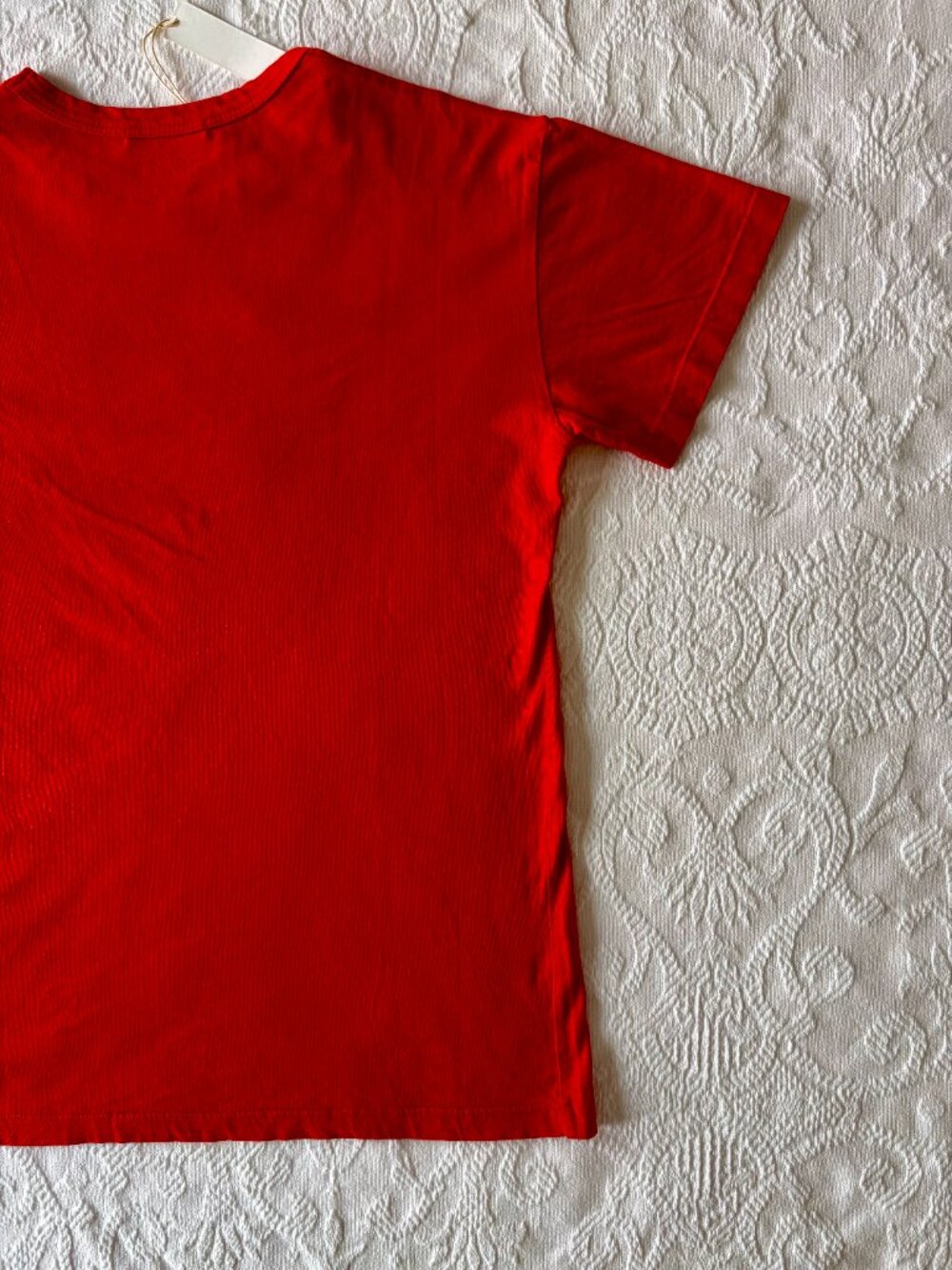 Black Crane Regular Short Sleeve Tee in Red - Sz. XS - Brand New with Tags - Picture 6 of 13